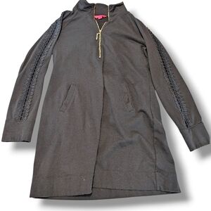 Lilly Pulitzer Black Skipper Shift Dress Women's Size Large